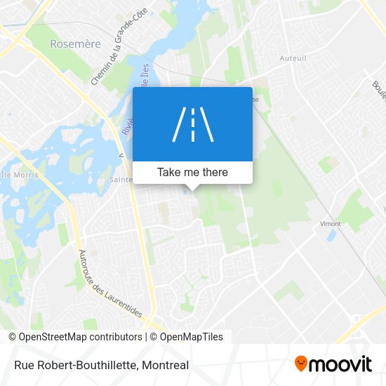 Rue Robert-Bouthillette map