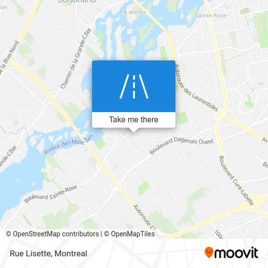 Rue Lisette map