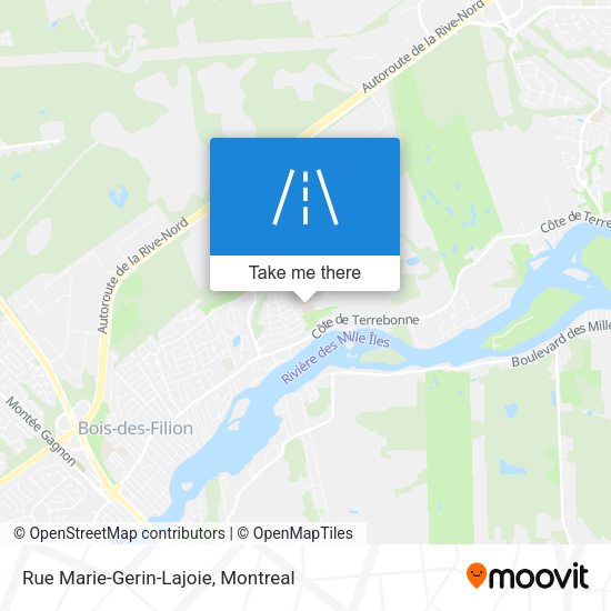 Rue Marie-Gerin-Lajoie map