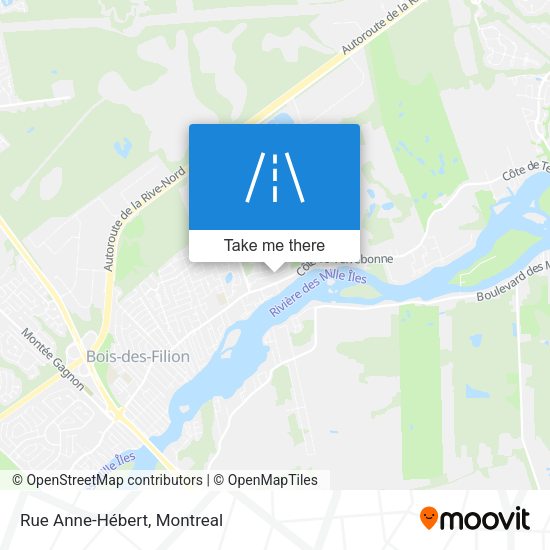 Rue Anne-Hébert map