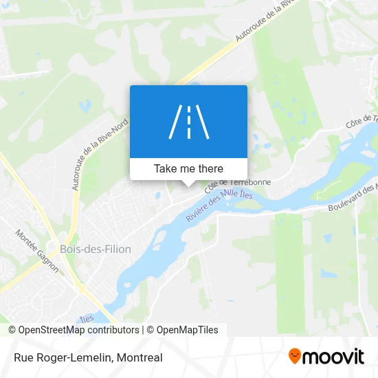 Rue Roger-Lemelin map