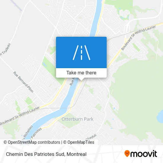 Chemin Des Patriotes Sud map