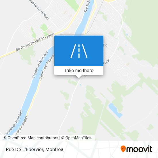 Rue De L'Épervier map