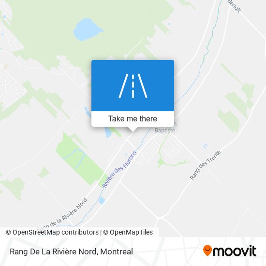Rang De La Rivière Nord map