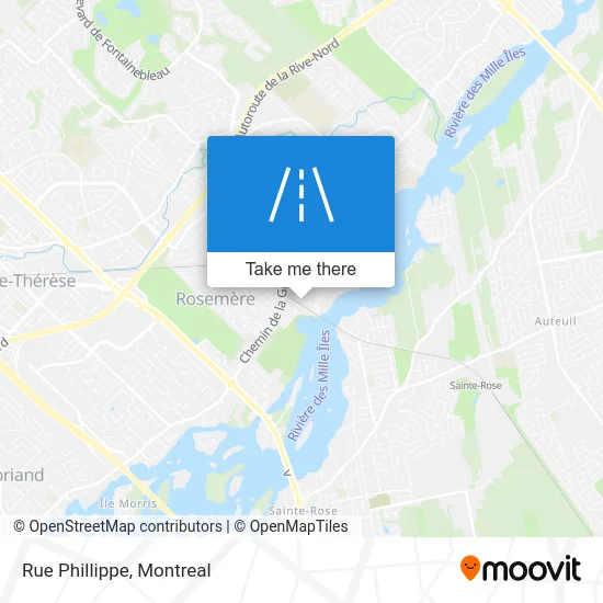 Rue Phillippe map