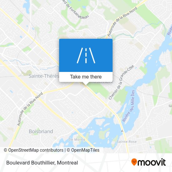 Boulevard Bouthillier map