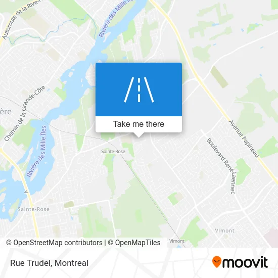 Rue Trudel map
