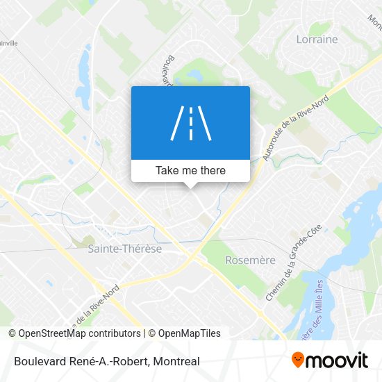 Boulevard René-A.-Robert map