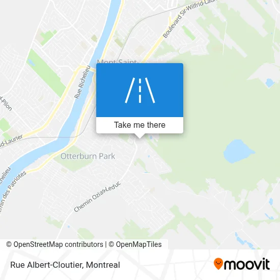 Rue Albert-Cloutier map
