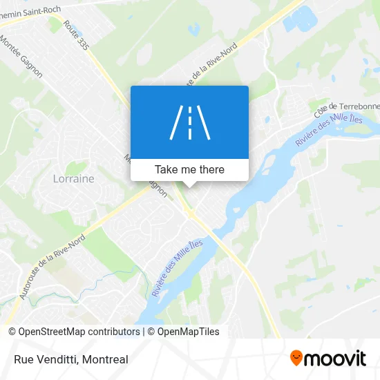 Rue Venditti map