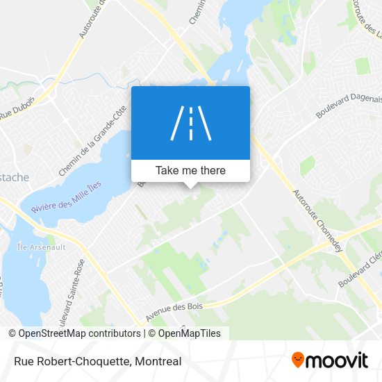 Rue Robert-Choquette map
