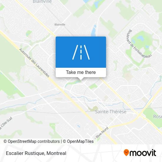 Escalier Rustique map