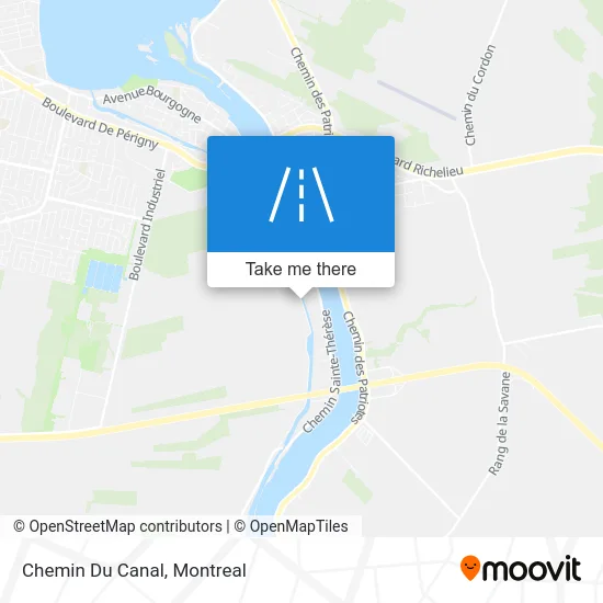 Chemin Du Canal map