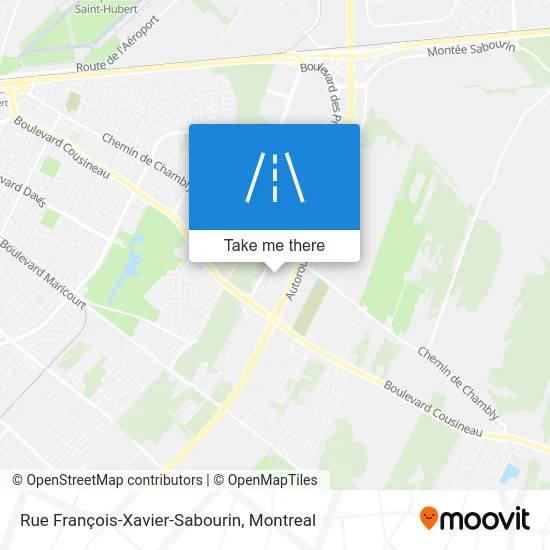 Rue François-Xavier-Sabourin map