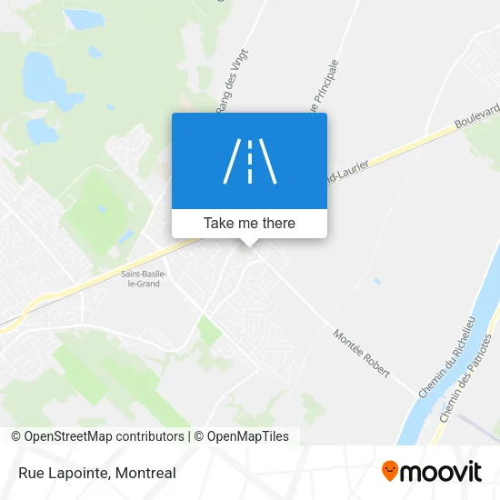 Rue Lapointe map
