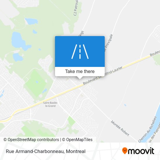Rue Armand-Charbonneau map