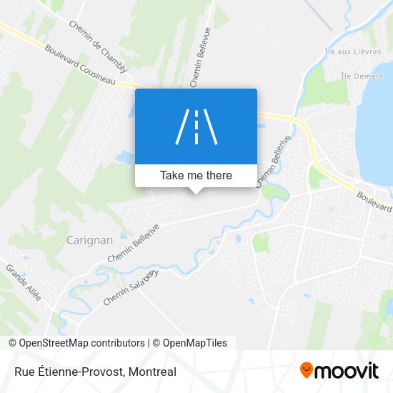 Rue Étienne-Provost map