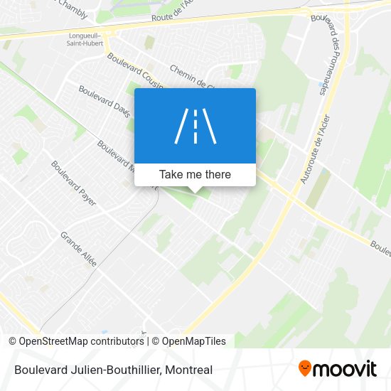 Boulevard Julien-Bouthillier map