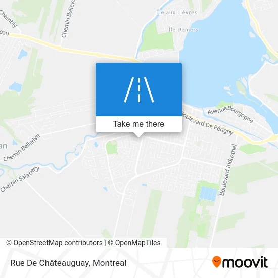 Rue De Châteauguay map