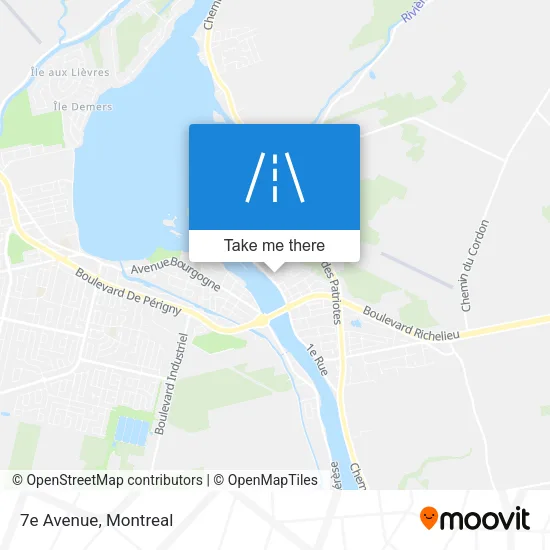 7e Avenue map