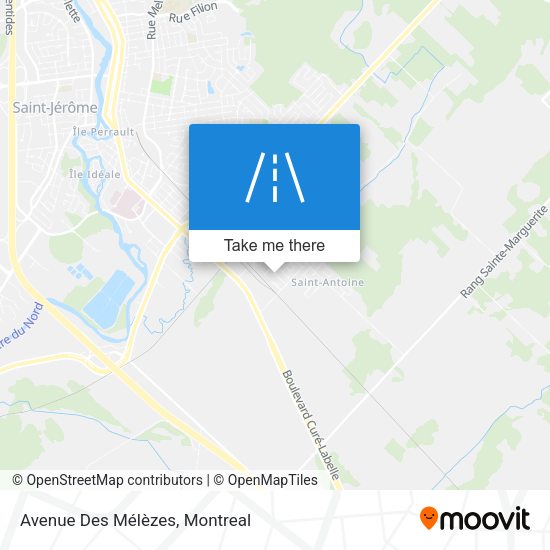 Avenue Des Mélèzes map