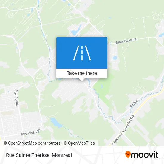 Rue Sainte-Thérèse map