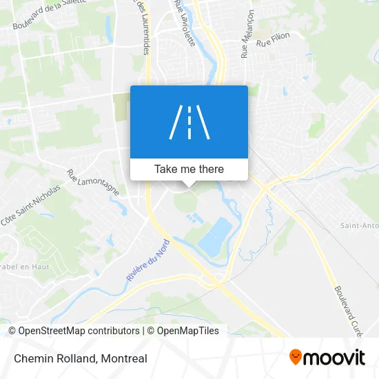 Chemin Rolland map