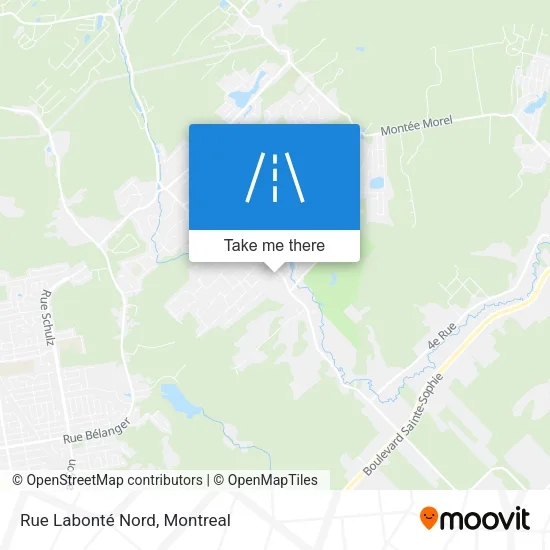 Rue Labonté Nord map