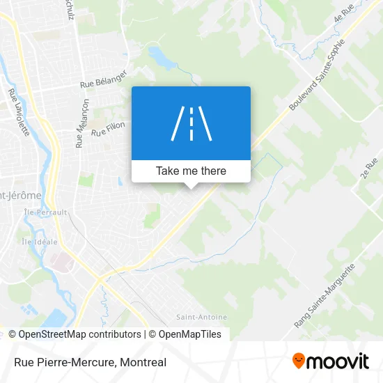 Rue Pierre-Mercure map