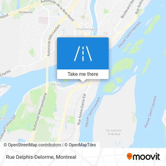 Rue Delphis-Delorme map