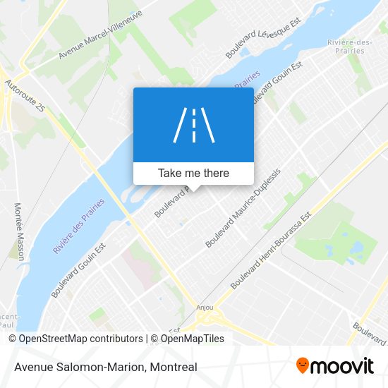 Avenue Salomon-Marion map