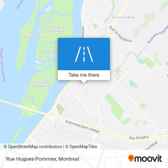 Rue Hugues-Pommier map