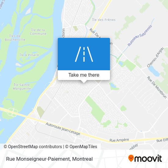 Rue Monseigneur-Paiement map