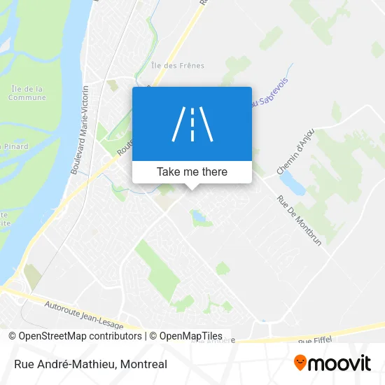 Rue André-Mathieu map