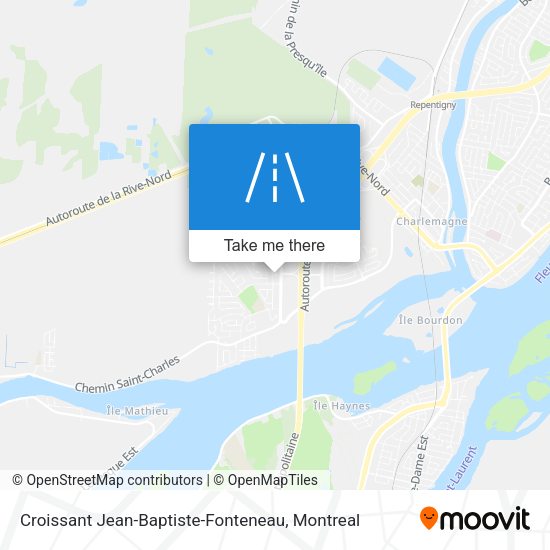 Croissant Jean-Baptiste-Fonteneau map
