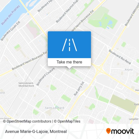 Avenue Marie-G-Lajoie map