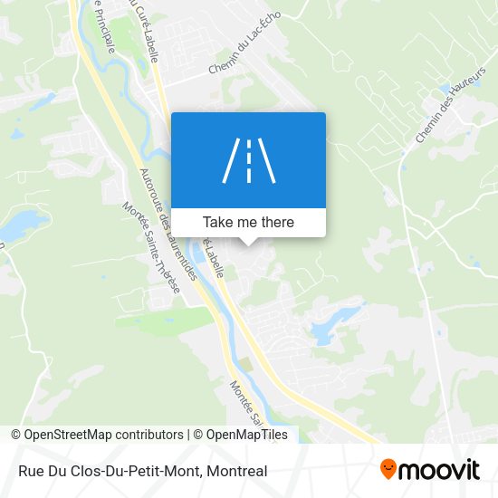 Rue Du Clos-Du-Petit-Mont map