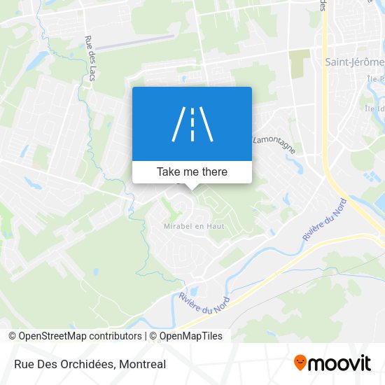 Rue Des Orchidées map