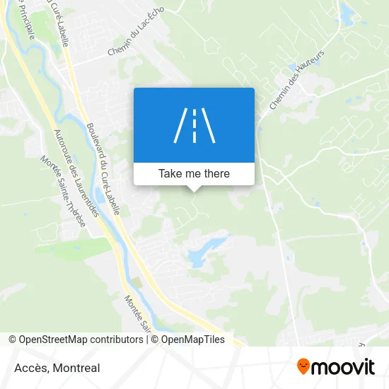 Accès map