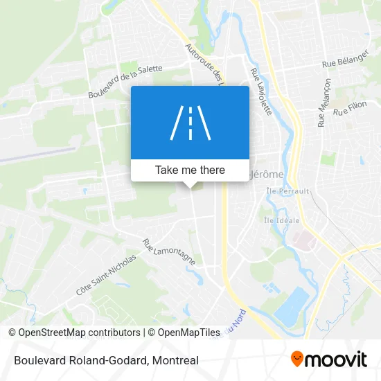 Boulevard Roland-Godard map