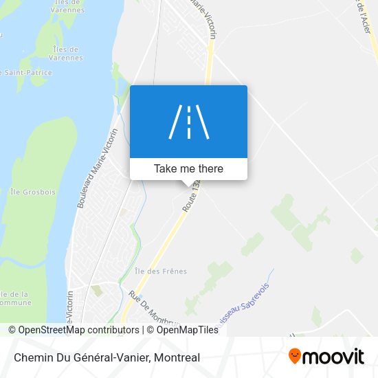 Chemin Du Général-Vanier map