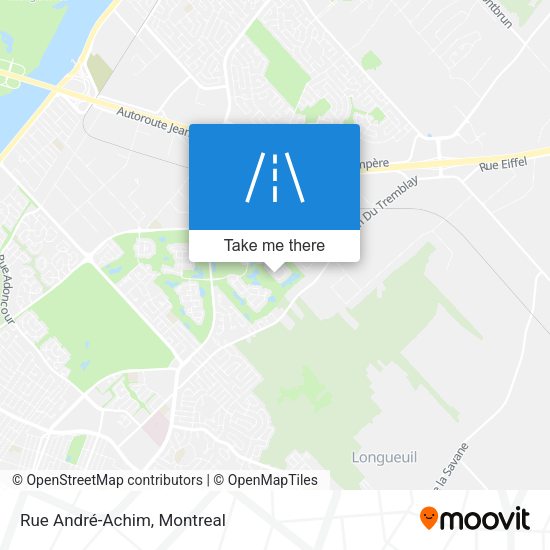 Rue André-Achim map