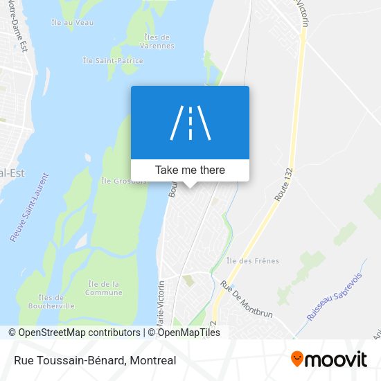 Rue Toussain-Bénard map