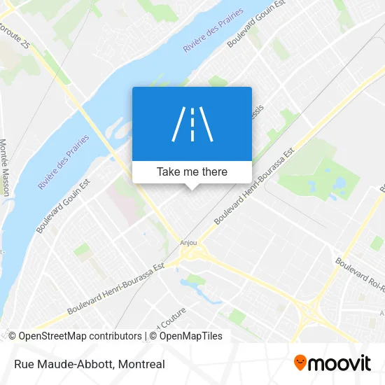 Rue Maude-Abbott map