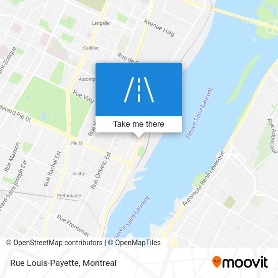 Rue Louis-Payette map
