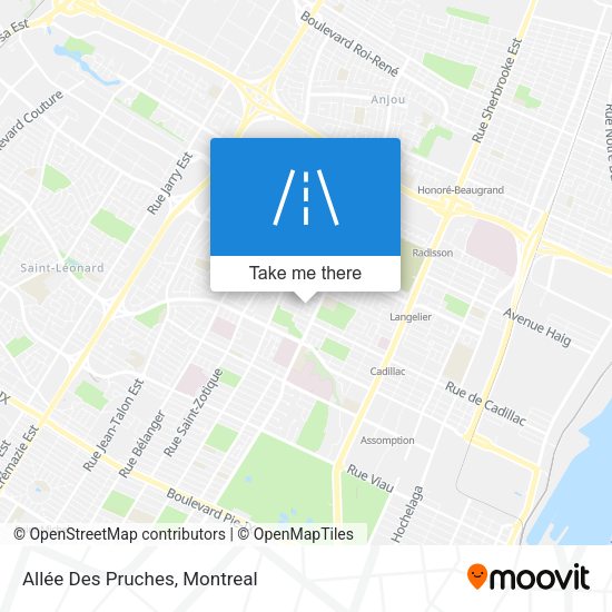 Allée Des Pruches map