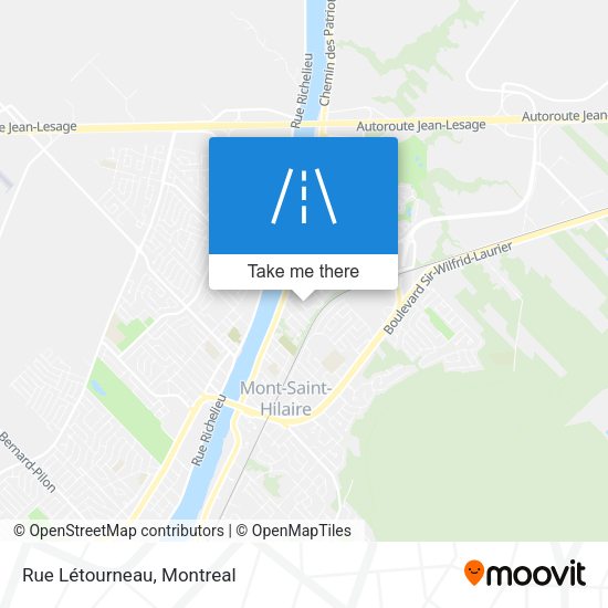 Rue Létourneau map