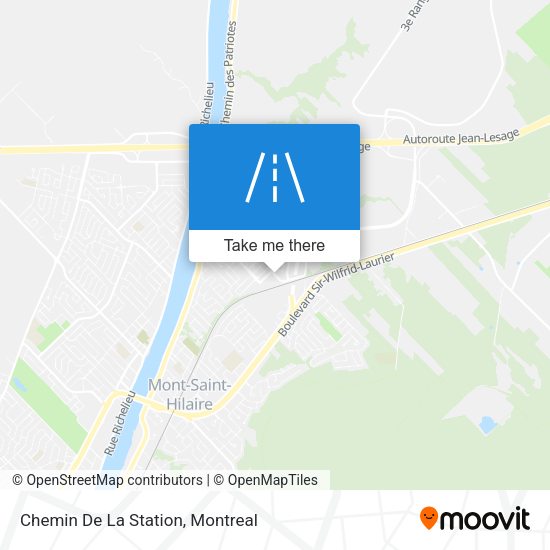 Chemin De La Station map