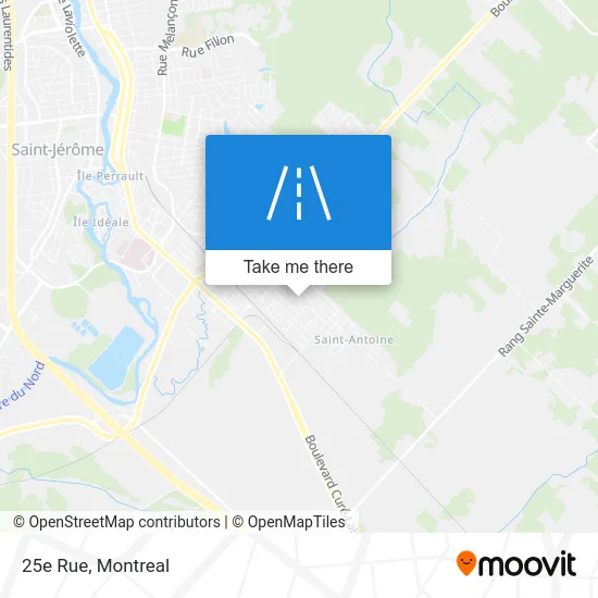 25e Rue map
