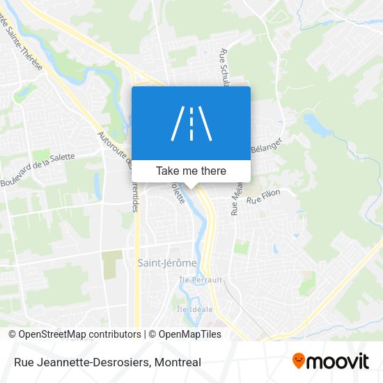 Rue Jeannette-Desrosiers map